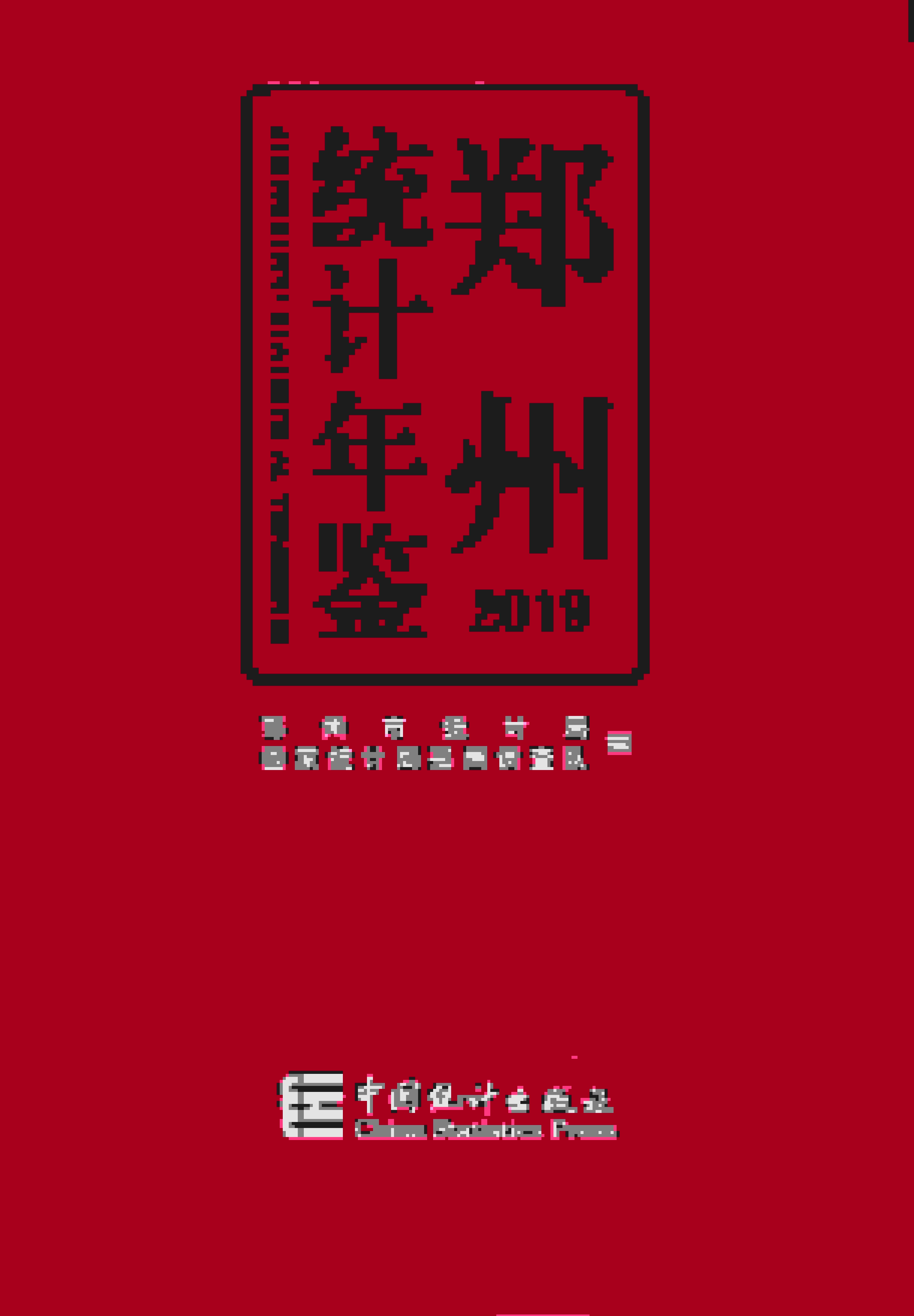 2019年郑州统计年鉴封面
