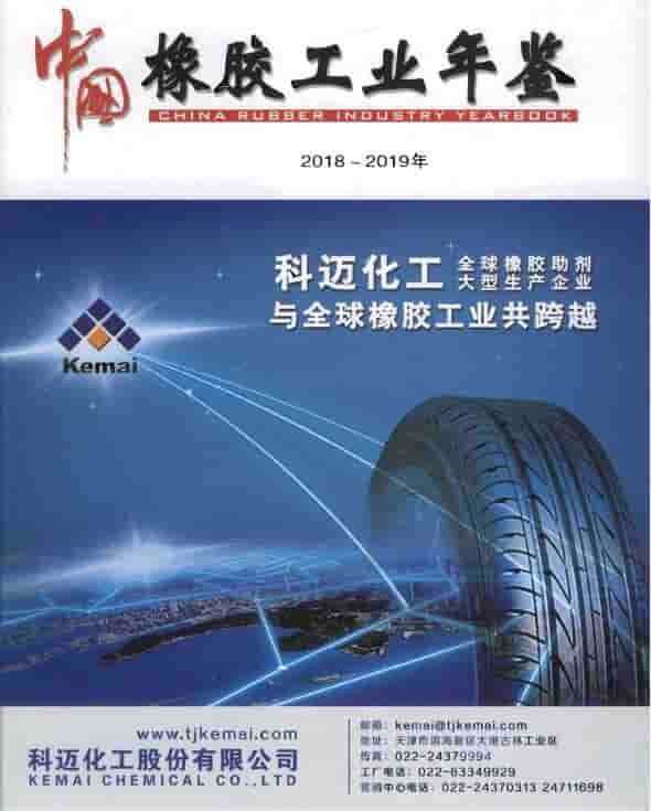 2018-2019年中国橡胶工业年鉴封面