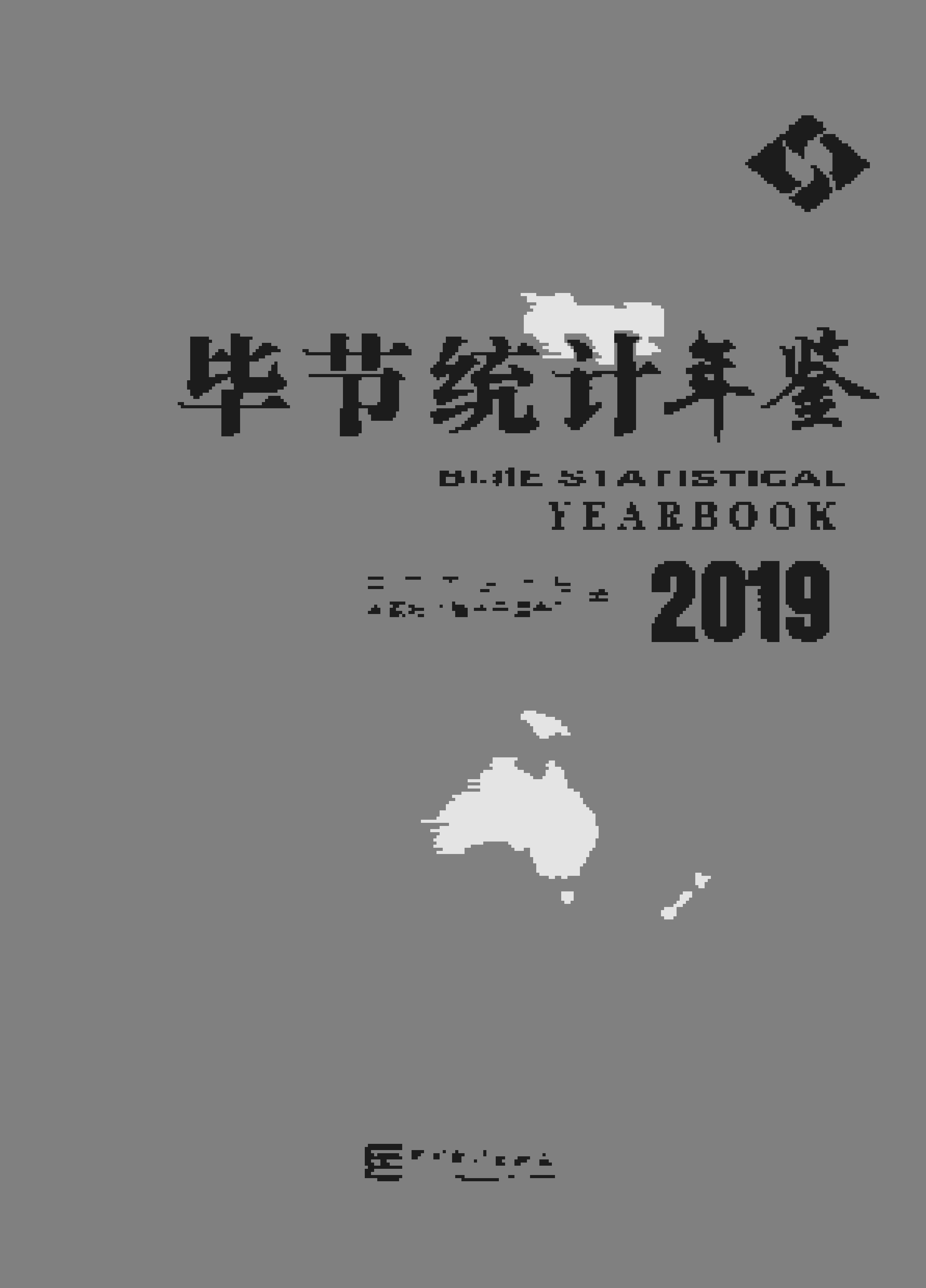 2019年毕节统计年鉴封面