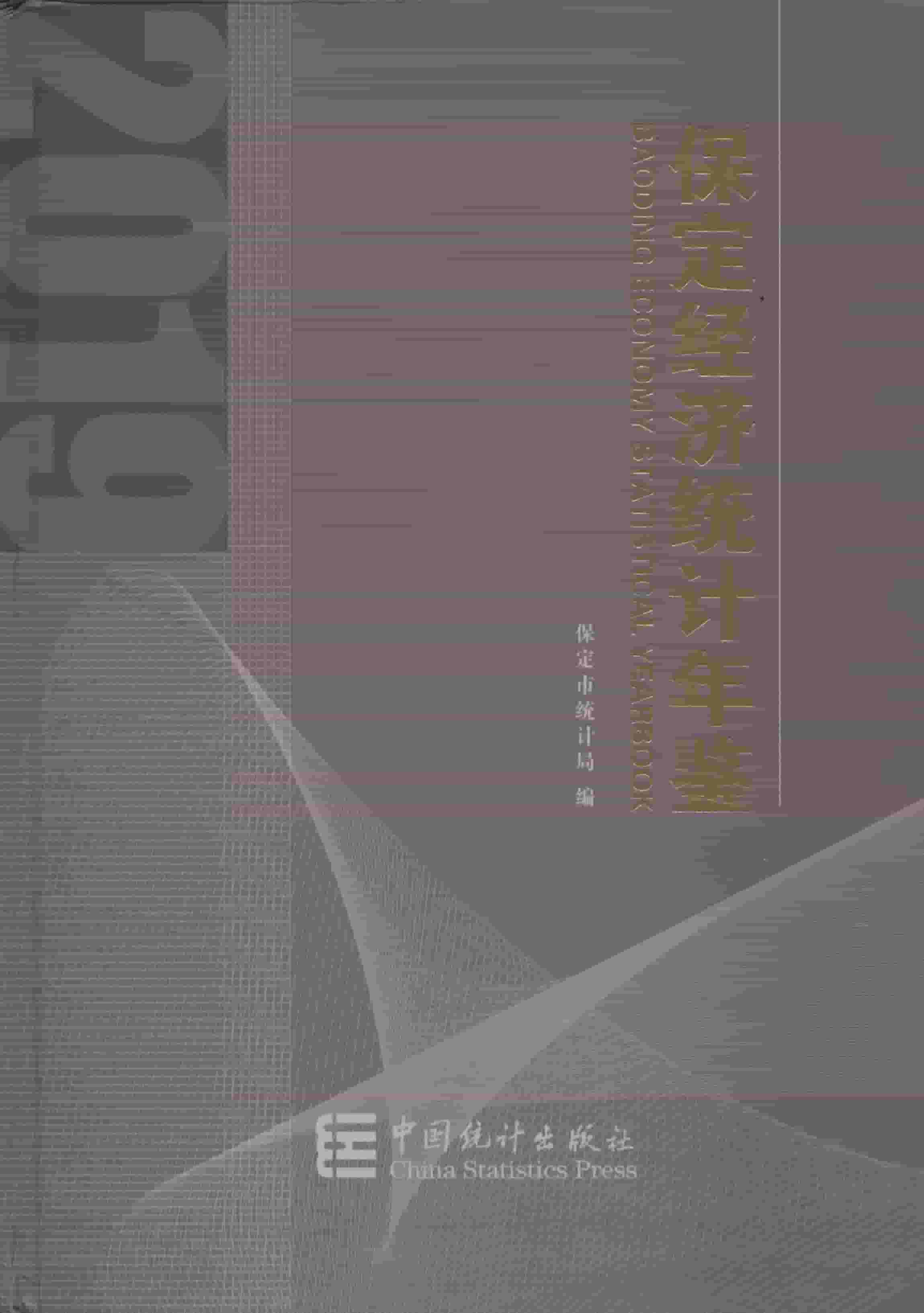 2019年保定经济统计年鉴封面