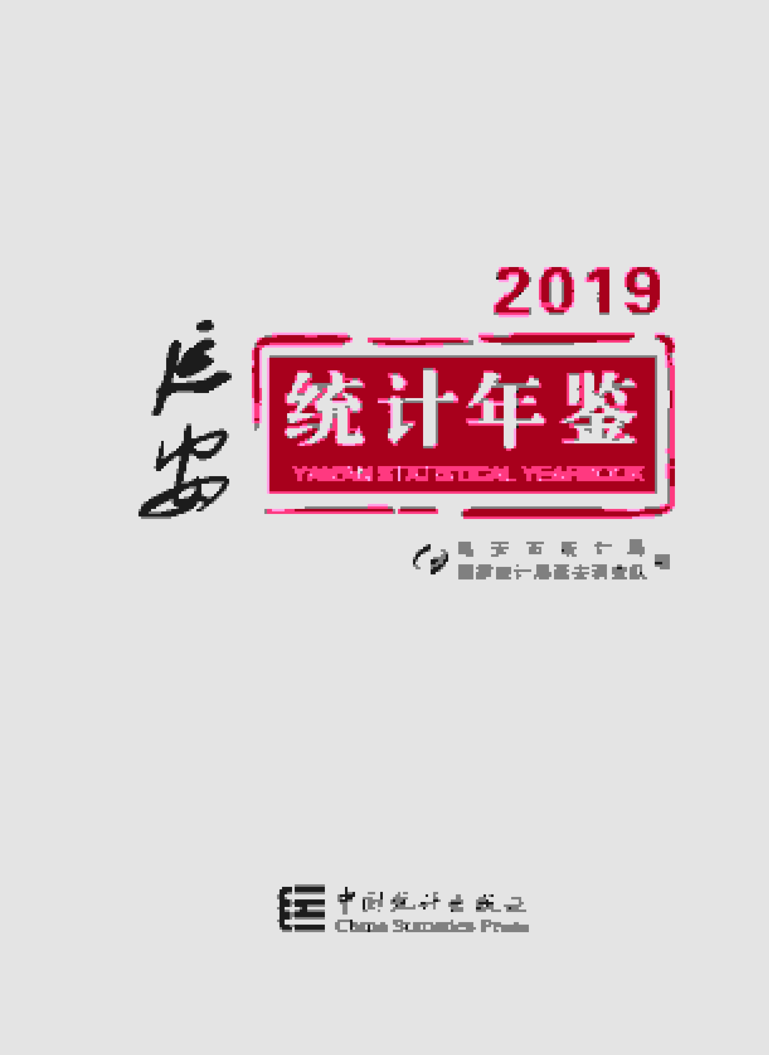 2019年延安统计年鉴封面