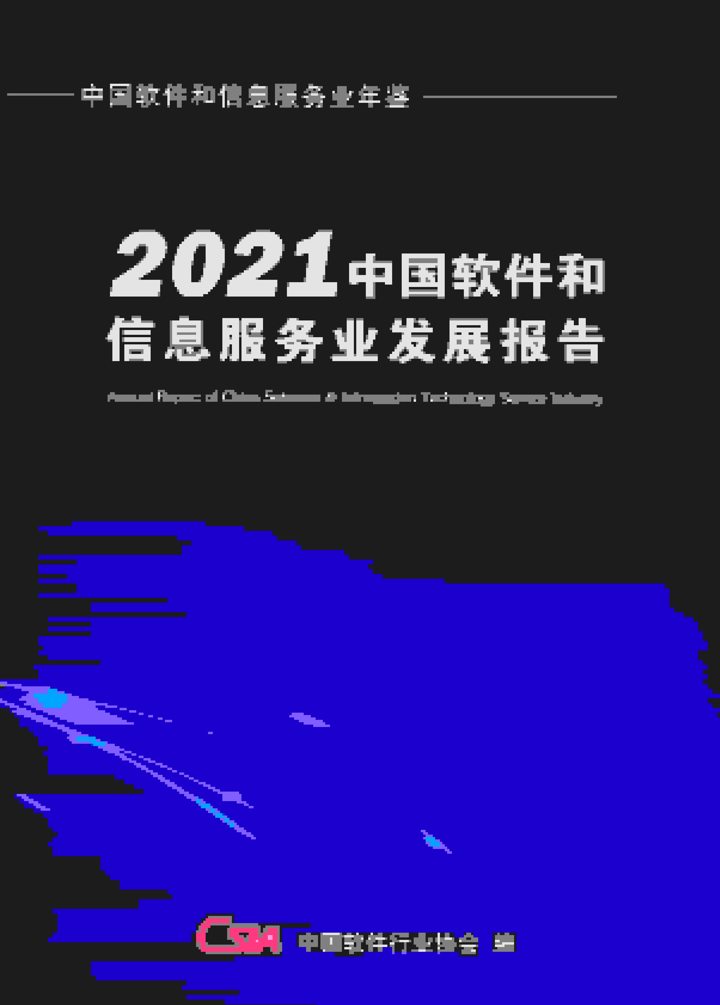 2021年中国软件和信息服务业发展报告封面
