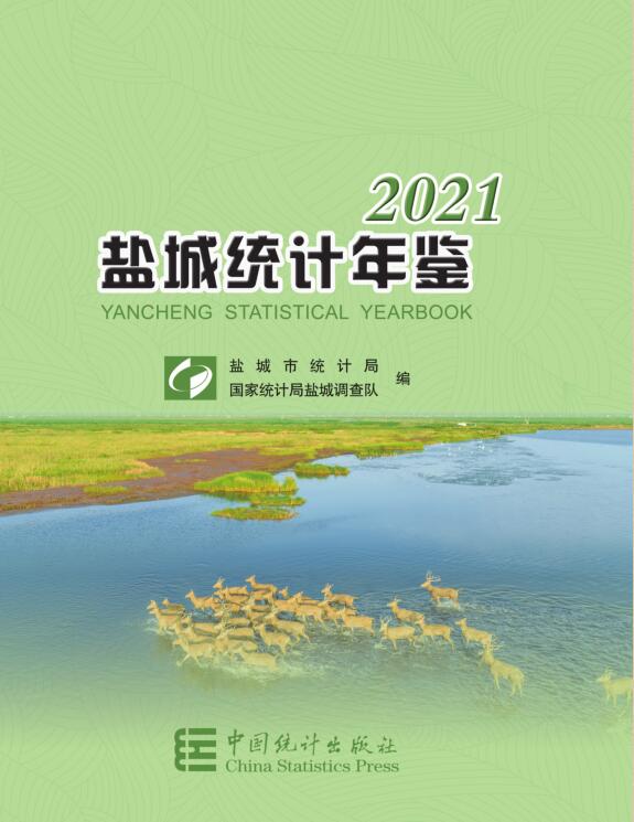 2021年盐城统计年鉴封面