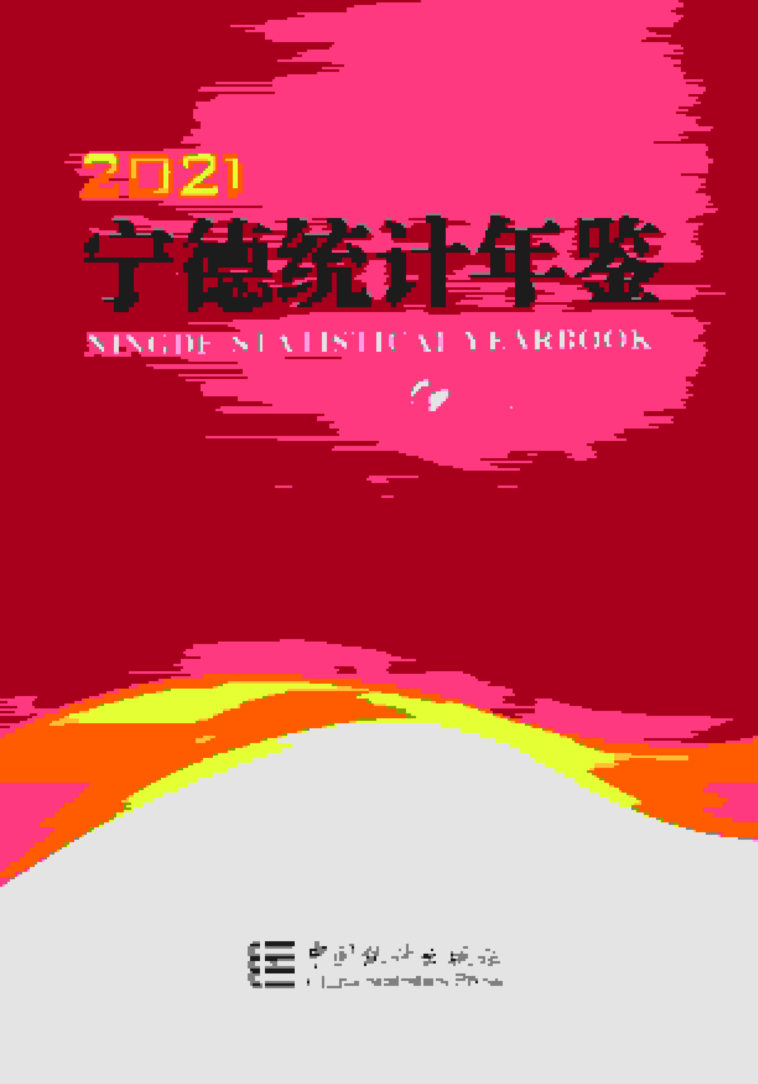 2021年宁德统计年鉴封面