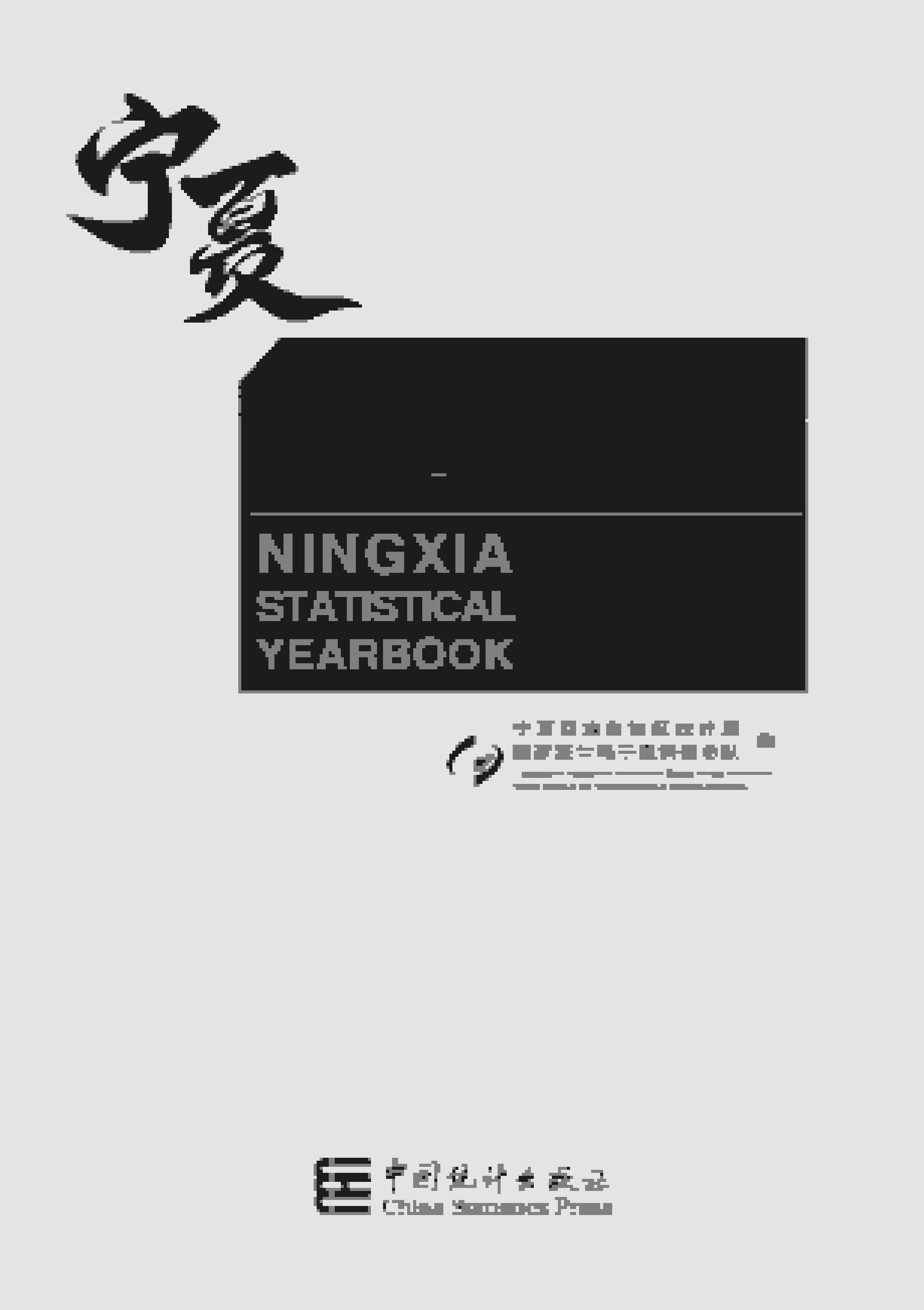 2021年宁夏统计年鉴封面