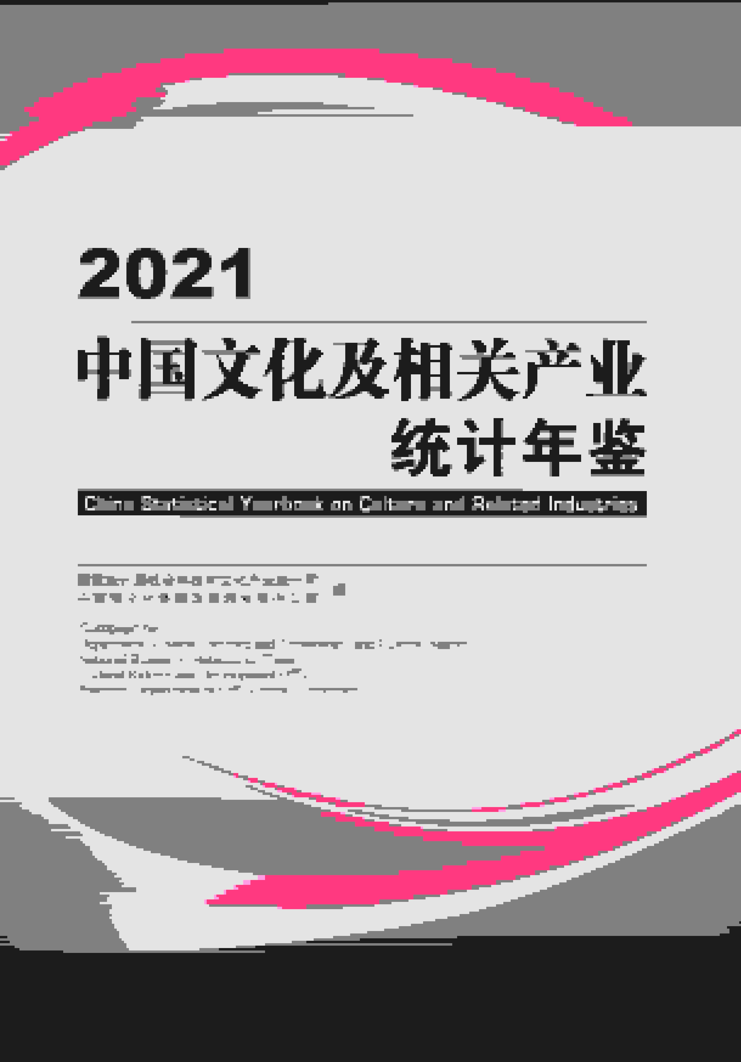 2021年中国文化及相关产业统计年鉴封面