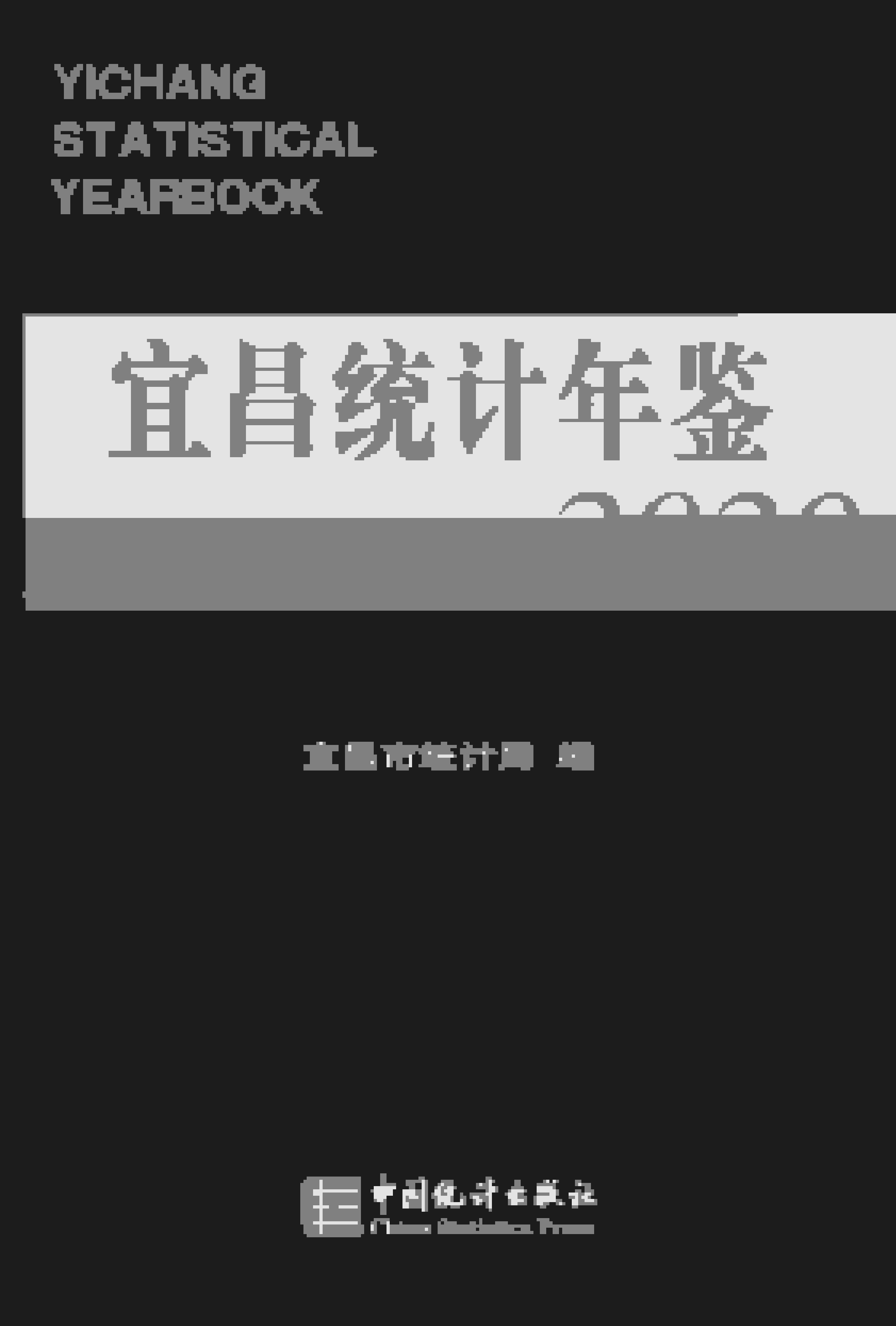 2020年宜昌统计年鉴封面