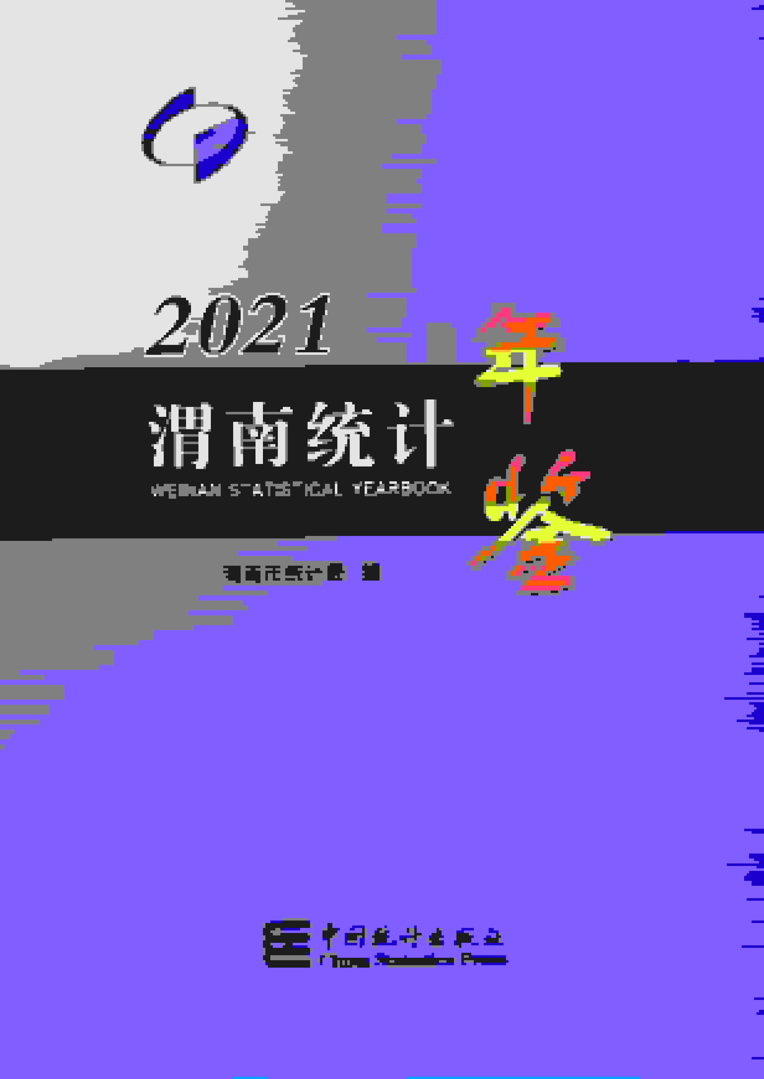 2021年渭南统计年鉴封面