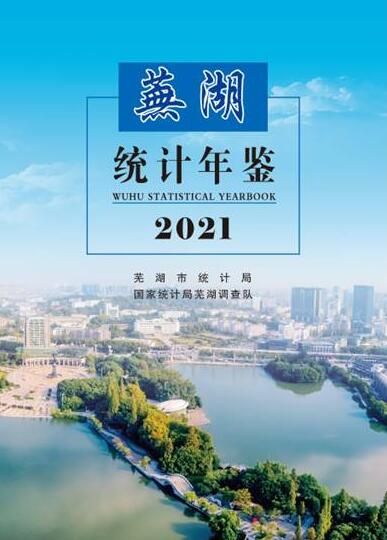 2021年芜湖统计年鉴封面