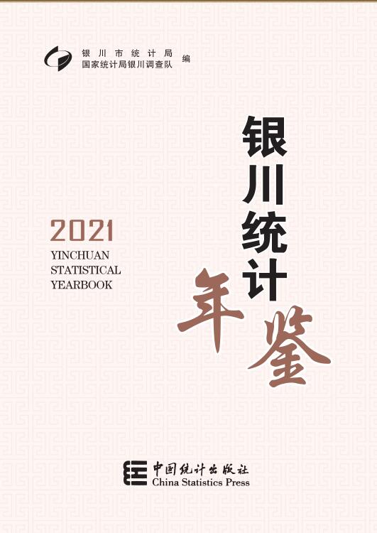 2021年银川统计年鉴封面