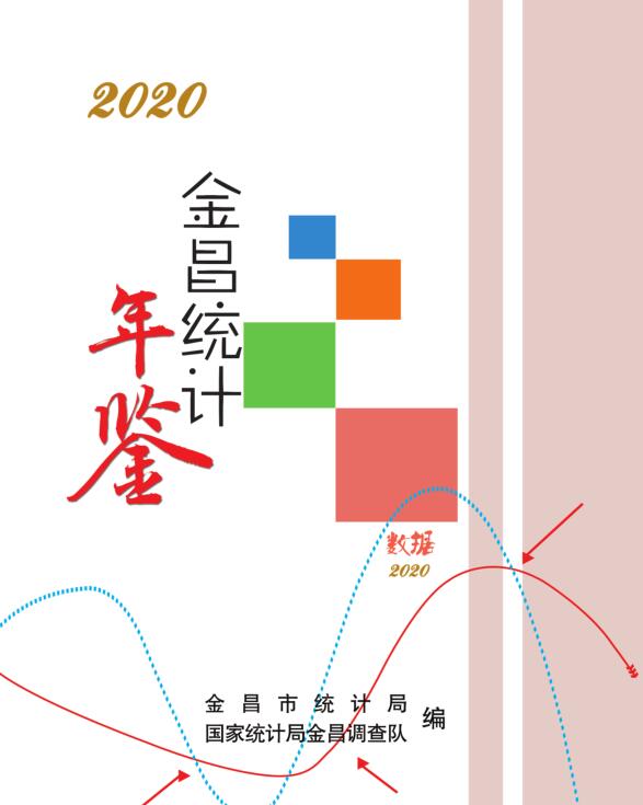 2020年金昌统计年鉴封面