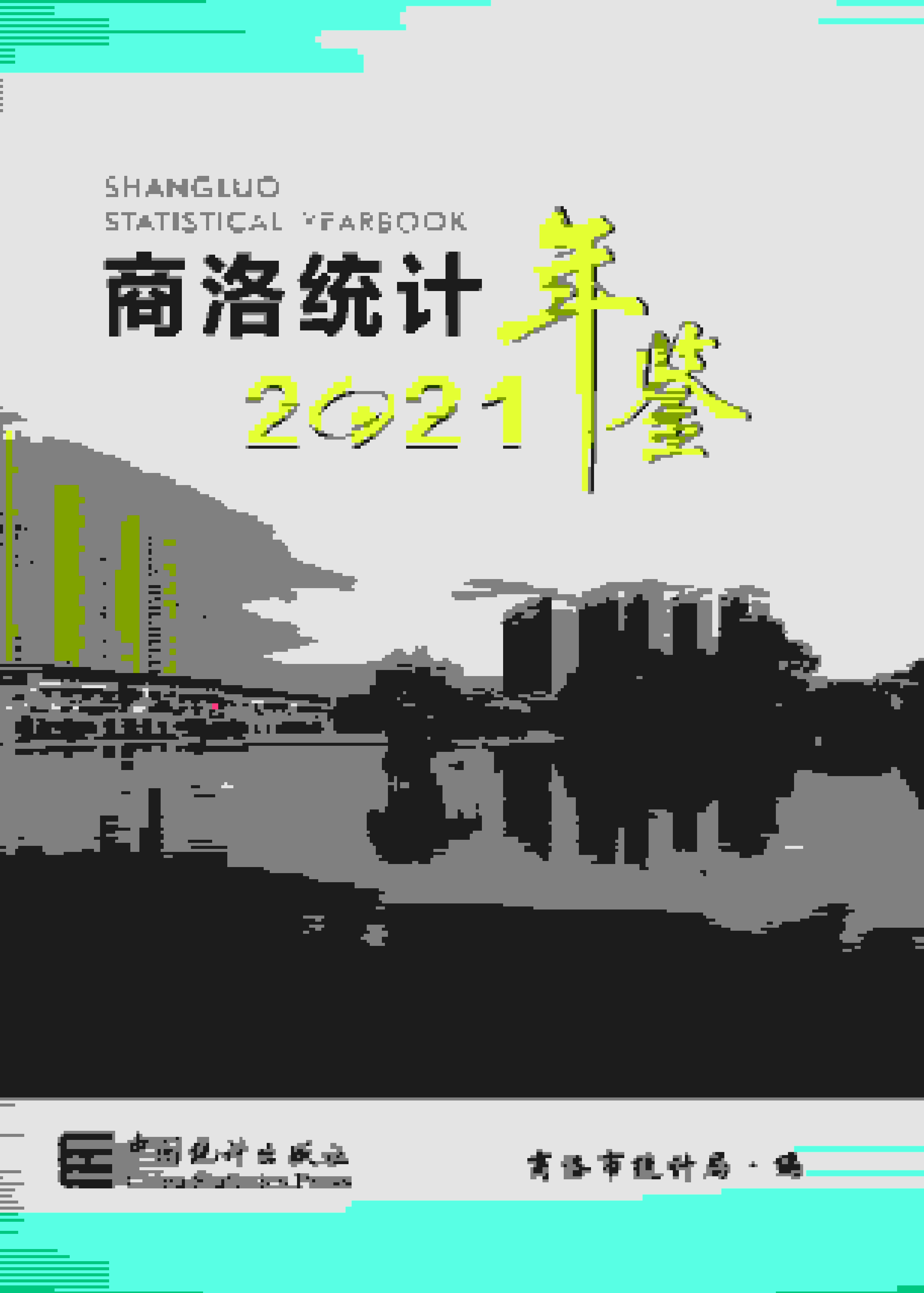 2021年商洛统计年鉴封面