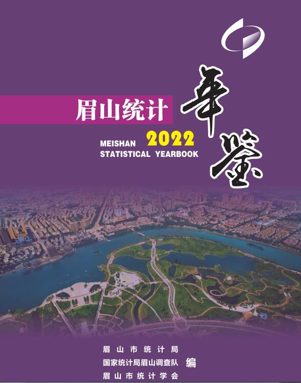 2022年眉山统计年鉴封面