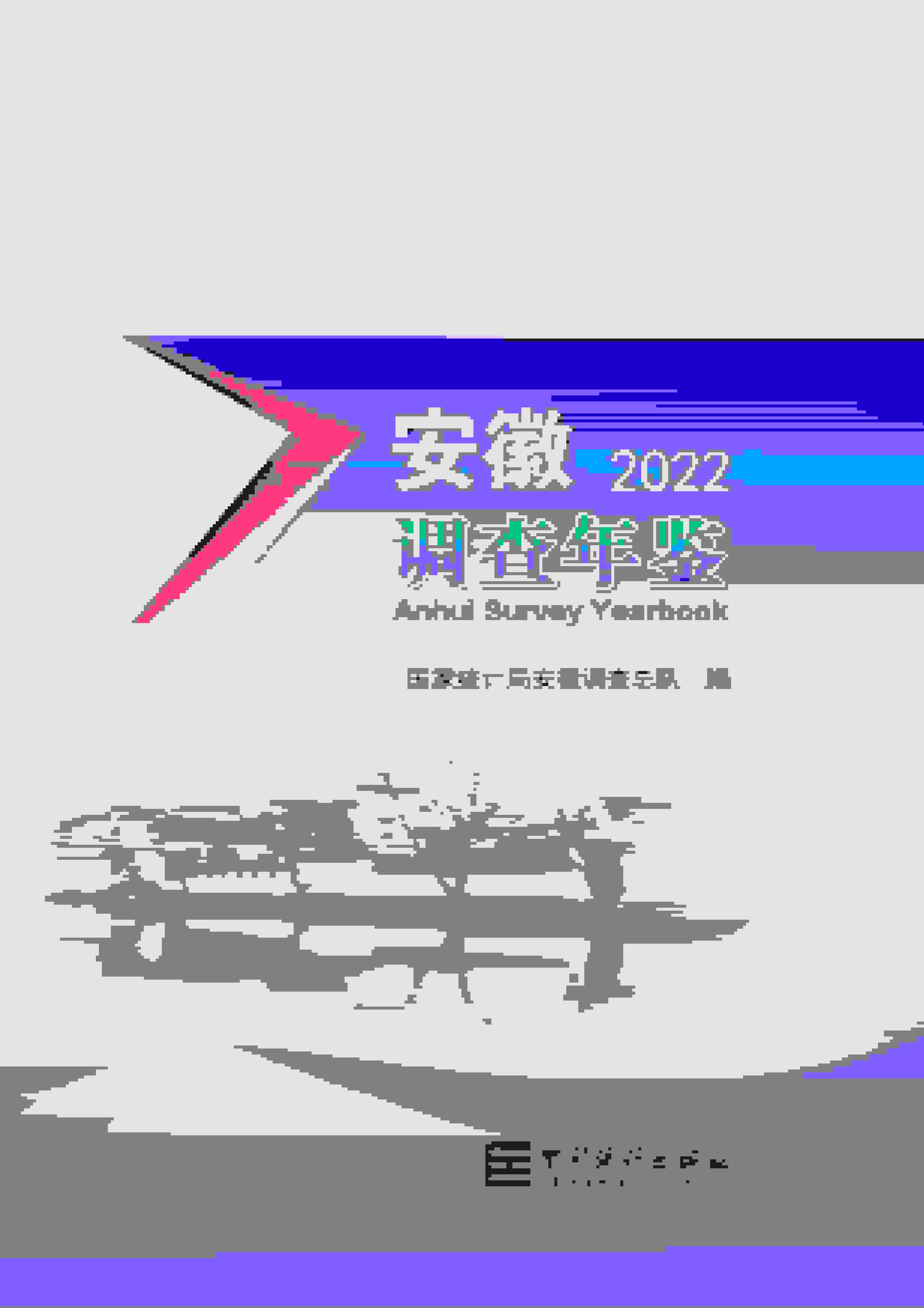 2022年安徽调查年鉴封面