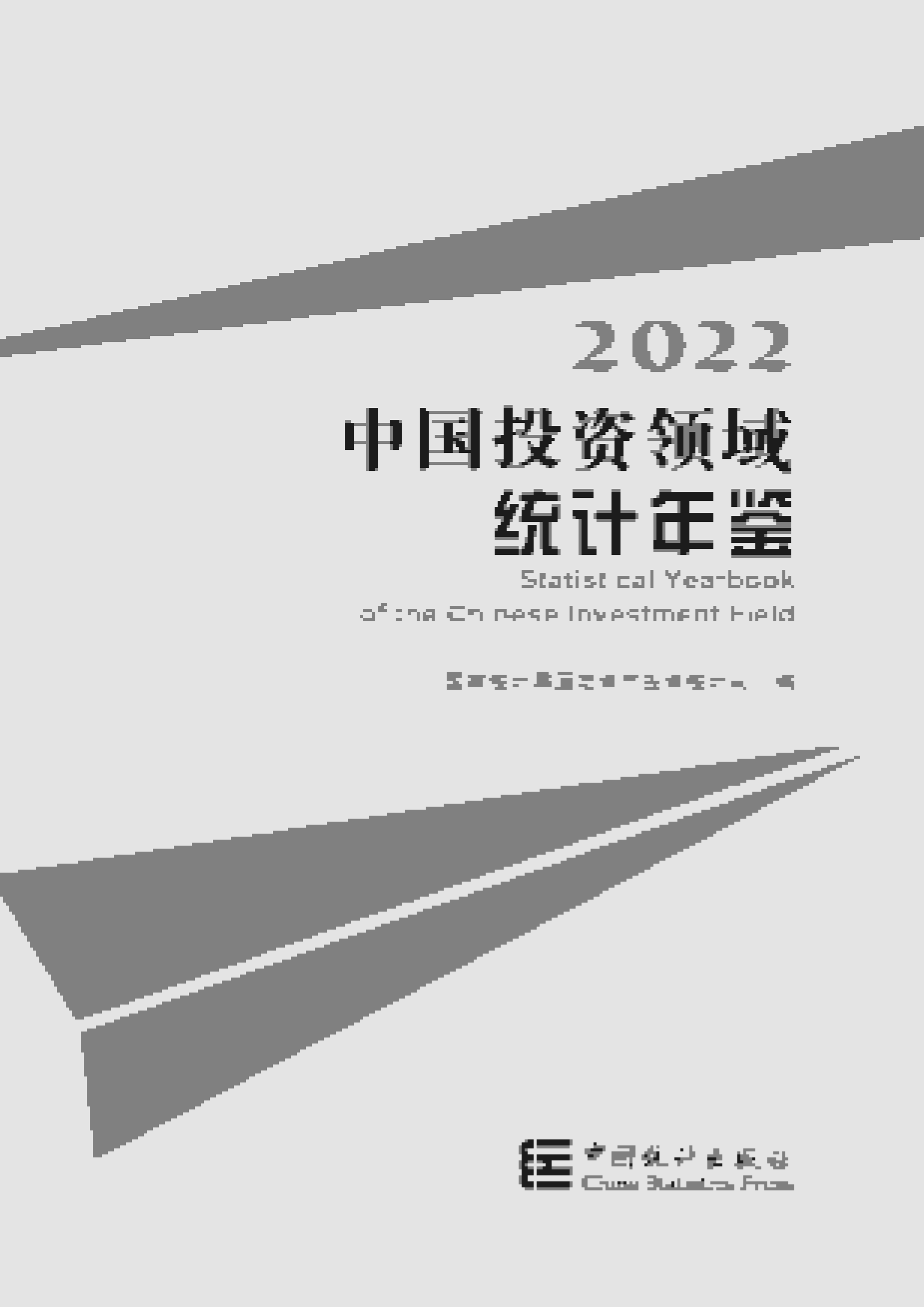 2022年中国投资领域统计年鉴封面