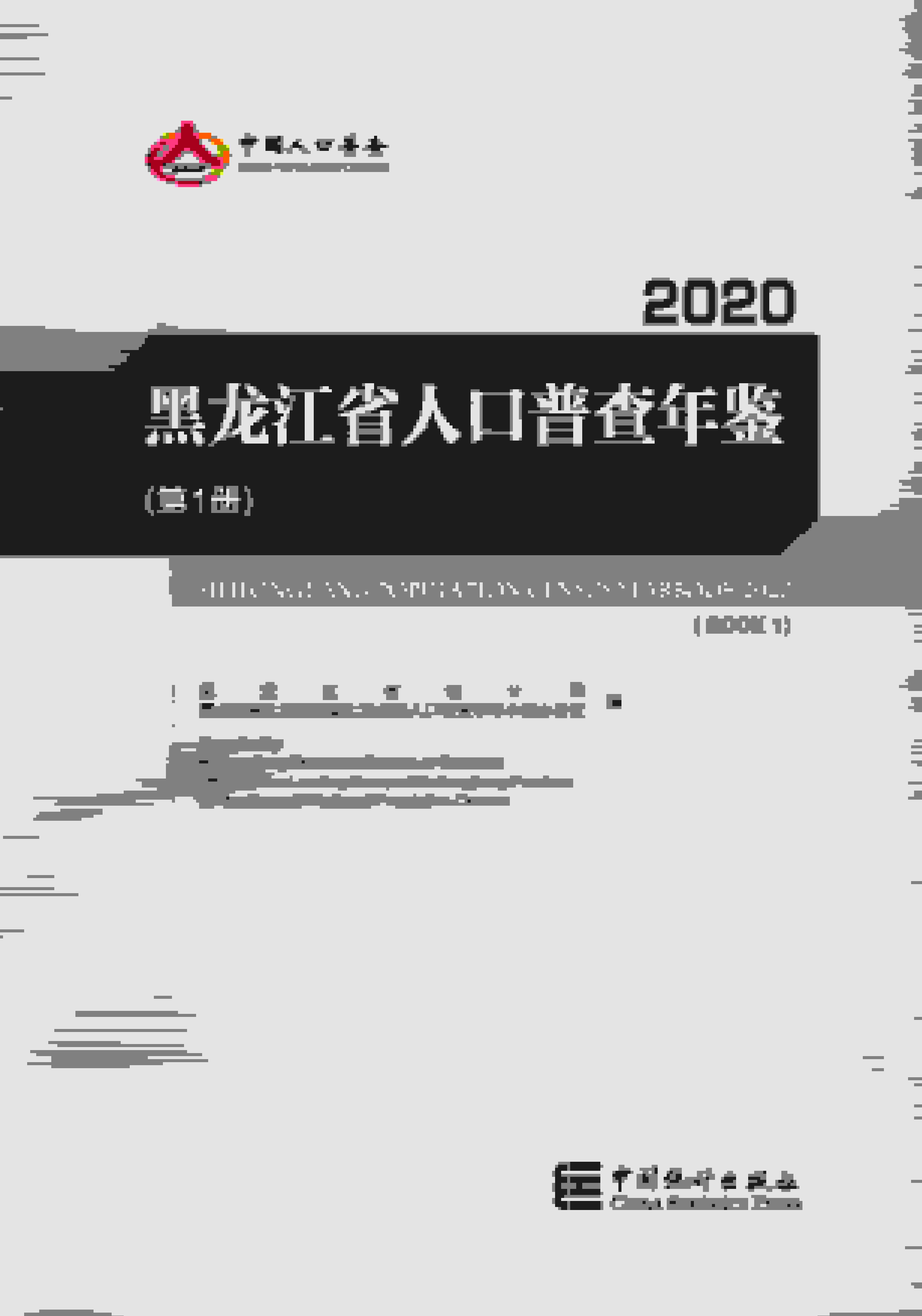 2020年黑龙江省人口普查年鉴封面