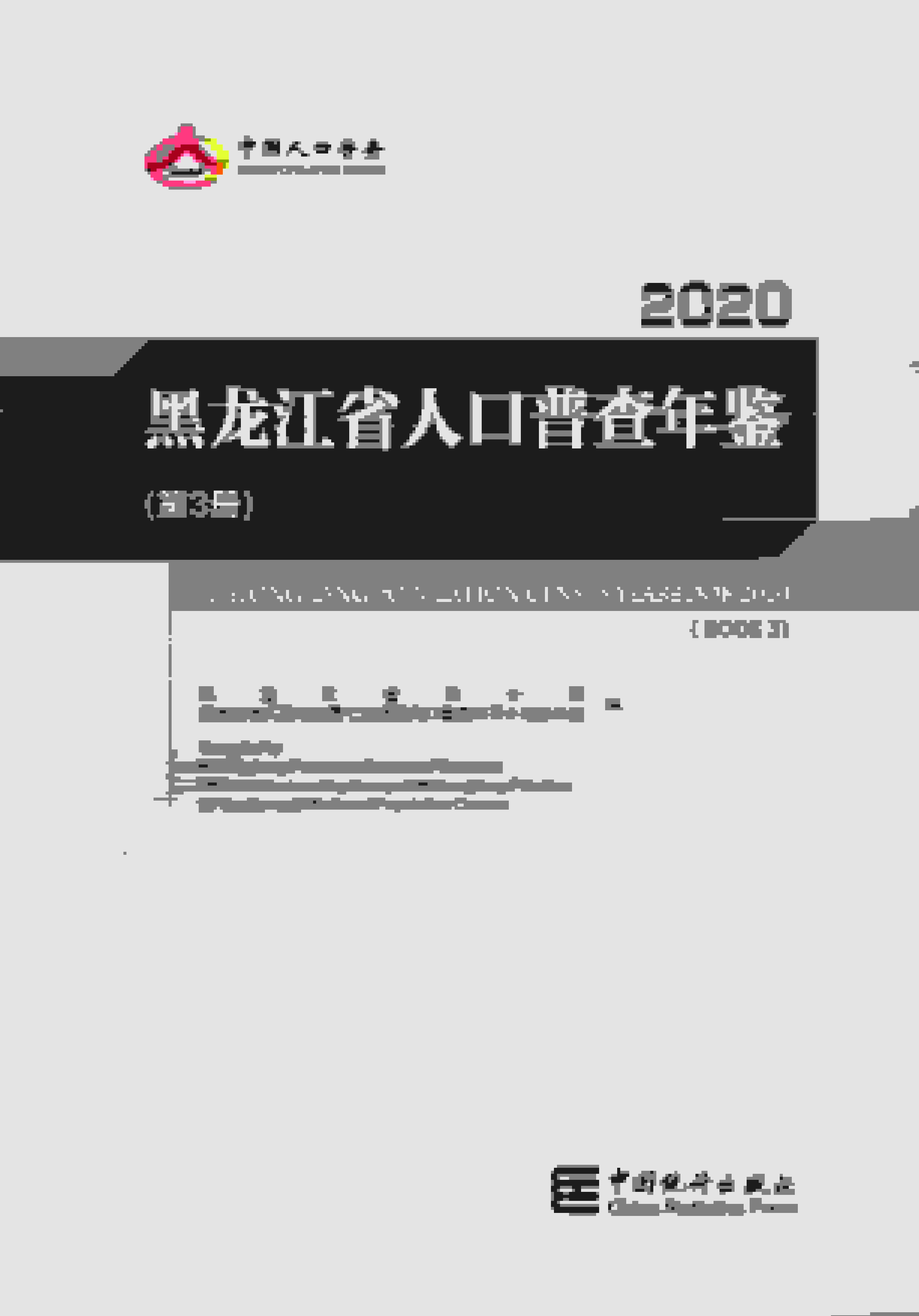 2020年黑龙江省人口普查年鉴封面