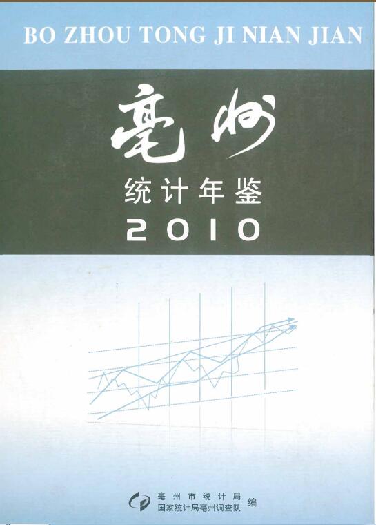 2010年亳州统计年鉴封面