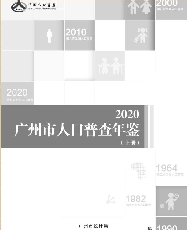 2020年广州人口普查年鉴封面