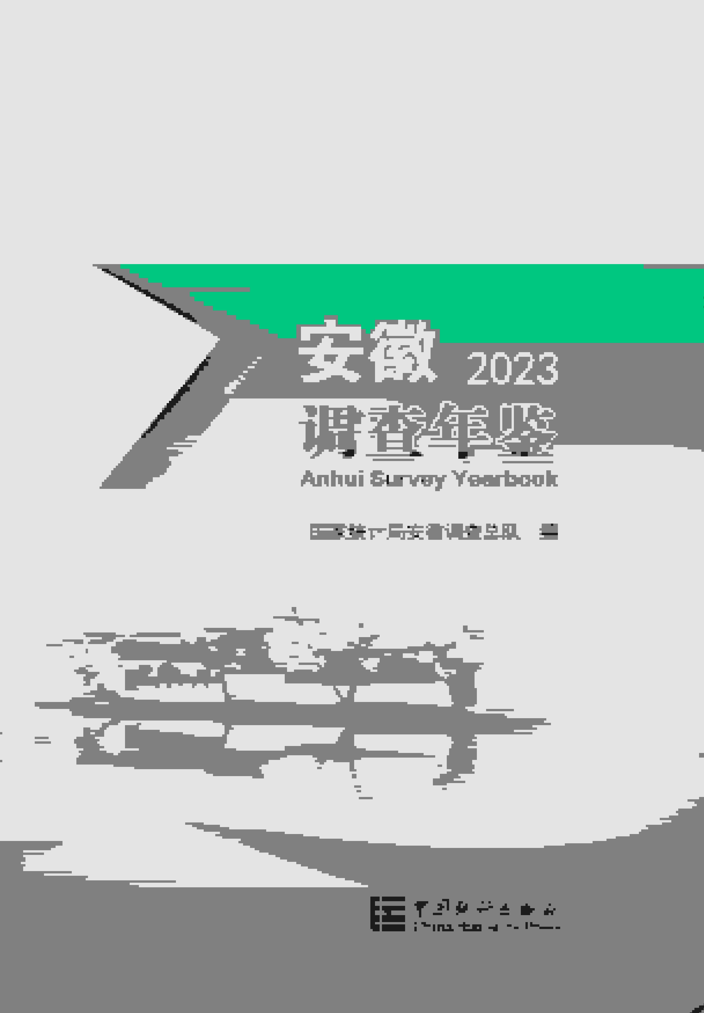 2023年安徽调查年鉴封面