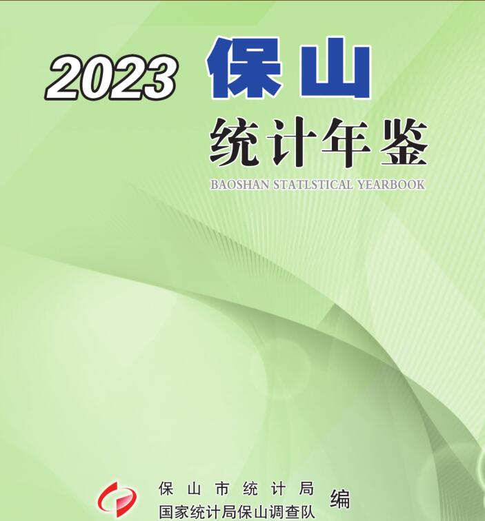 2023年保山统计年鉴封面