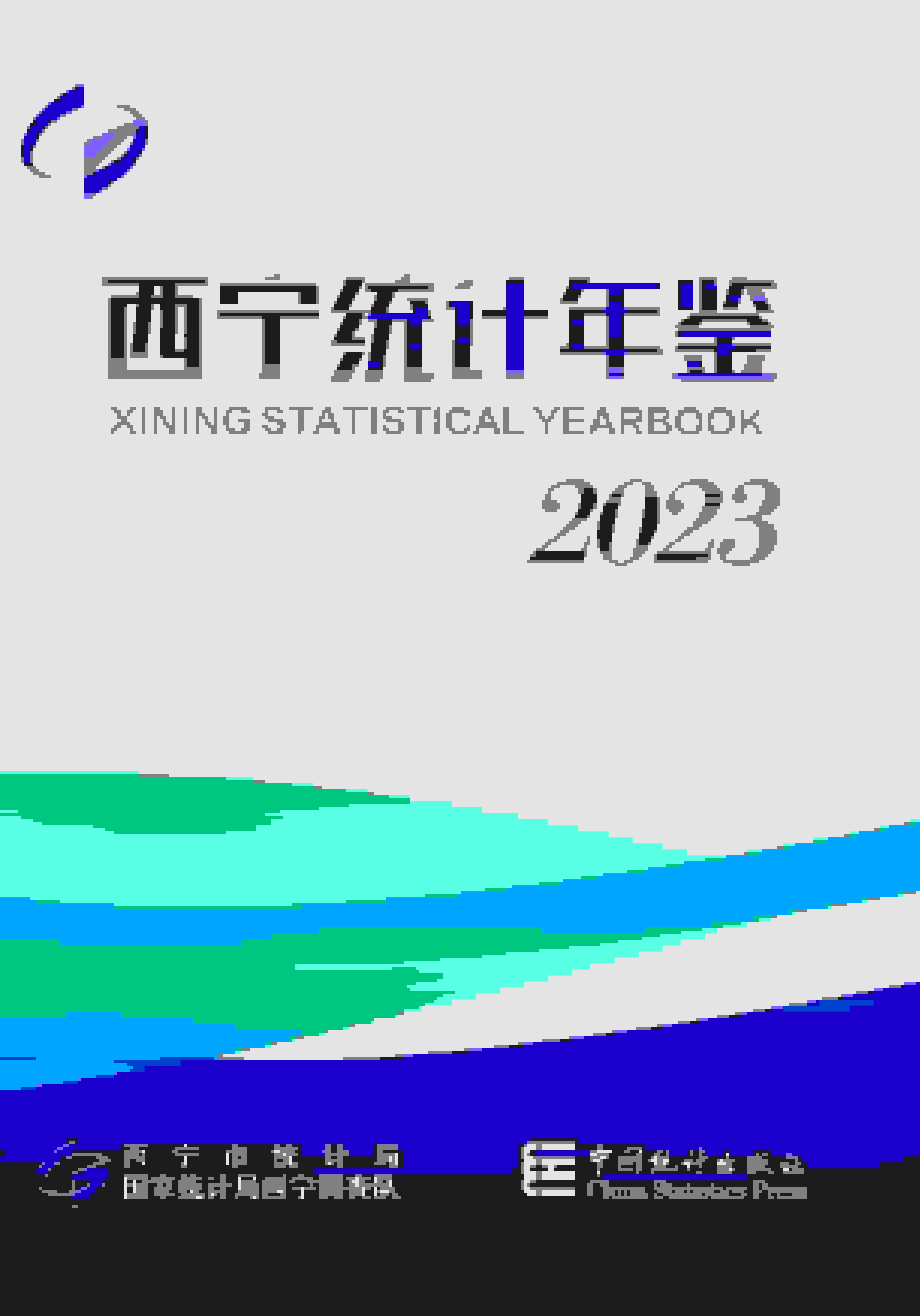 2023年西宁统计年鉴封面