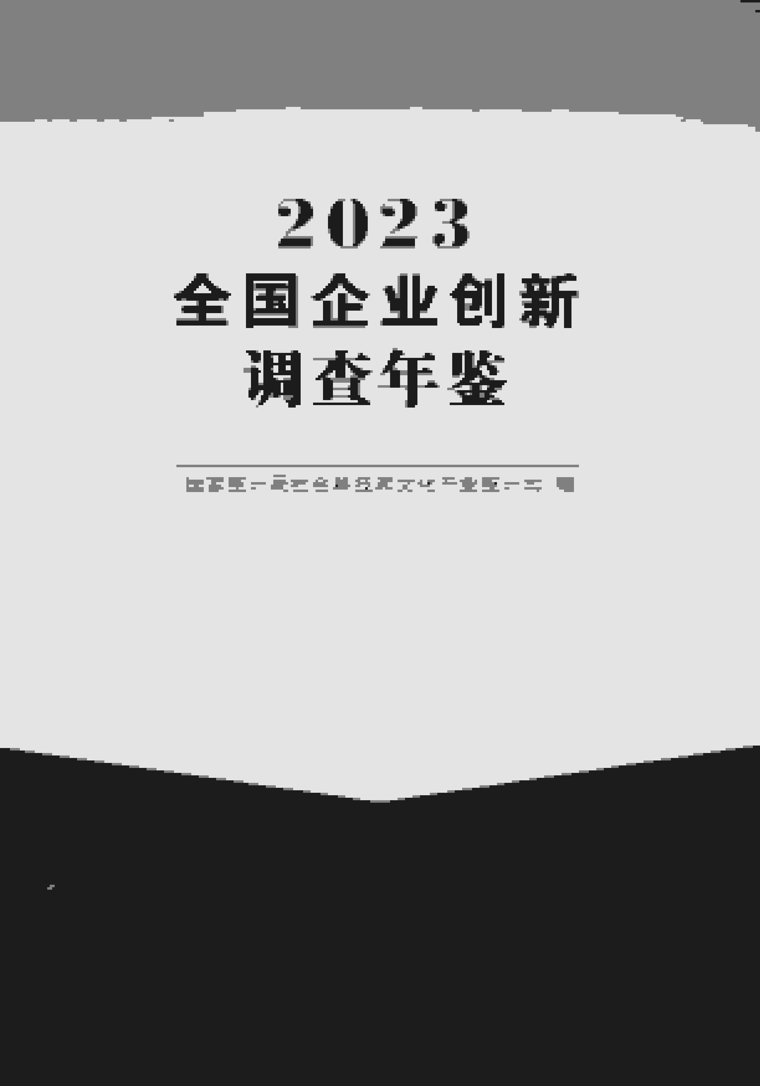 2023年全国企业创新调查年鉴封面