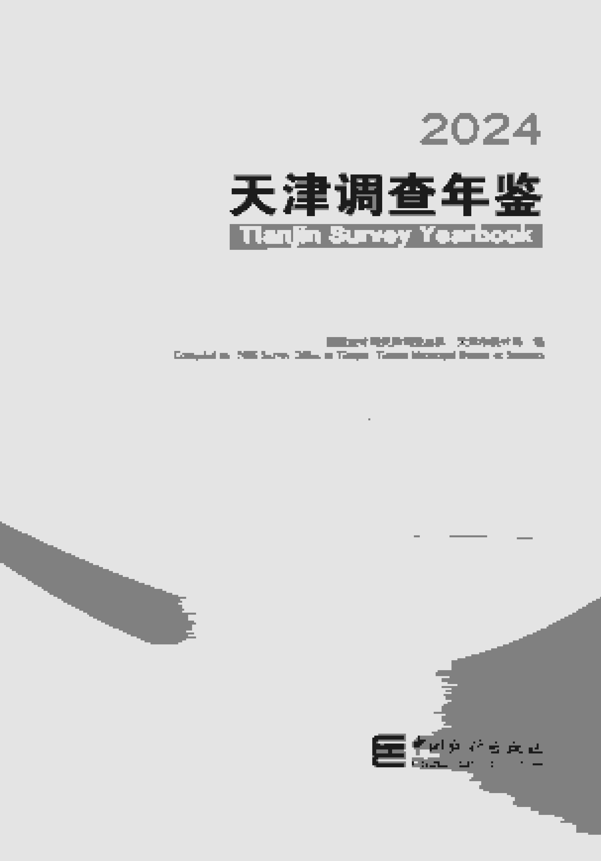 2024年天津调查年鉴封面