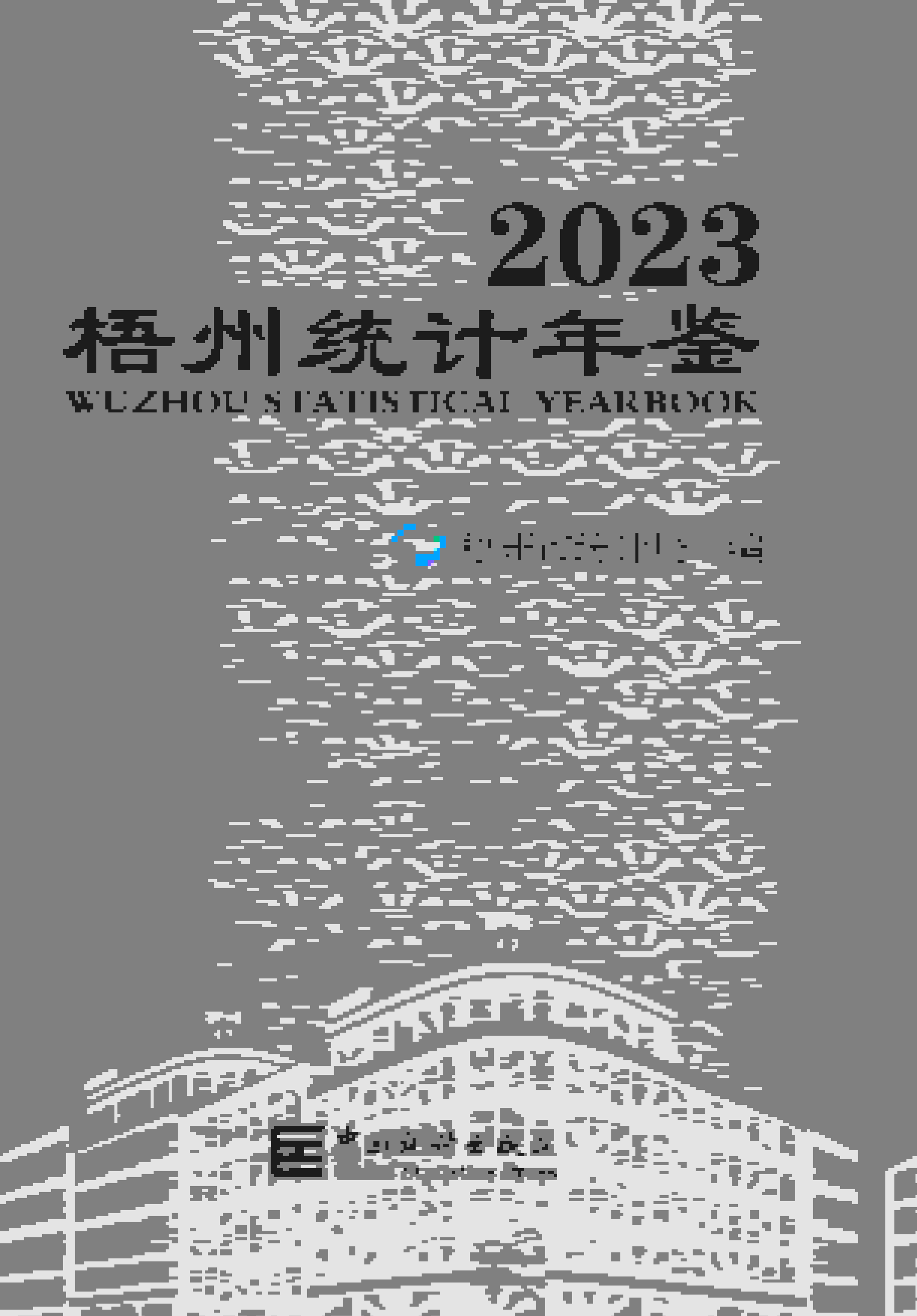 2023年梧州统计年鉴封面