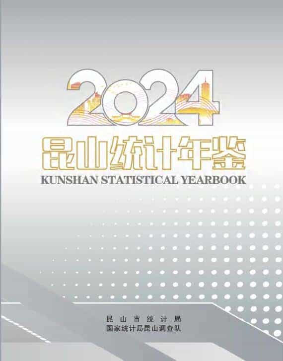2024年昆山统计年鉴封面