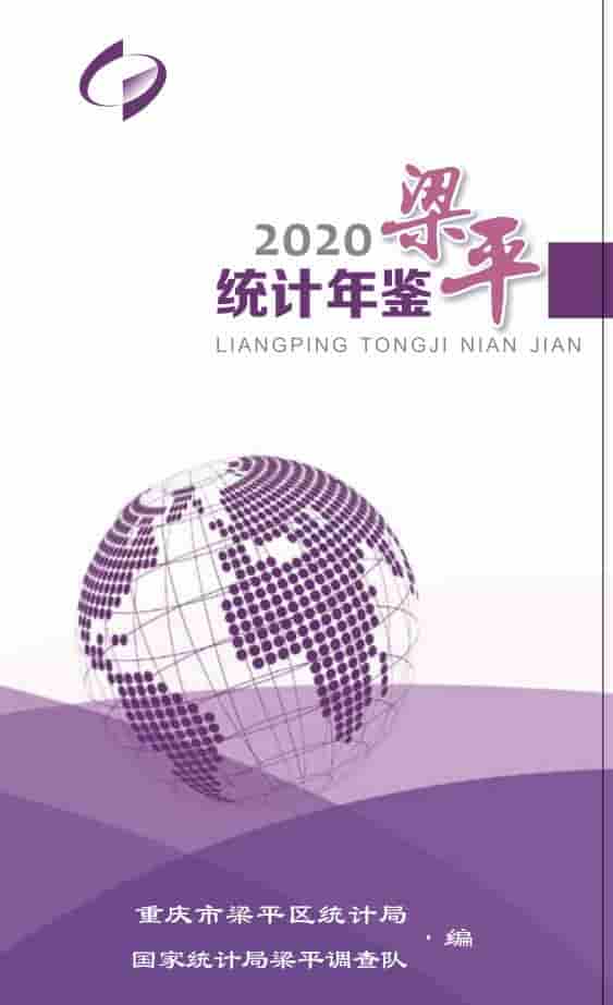 2020年重庆梁平统计年鉴封面