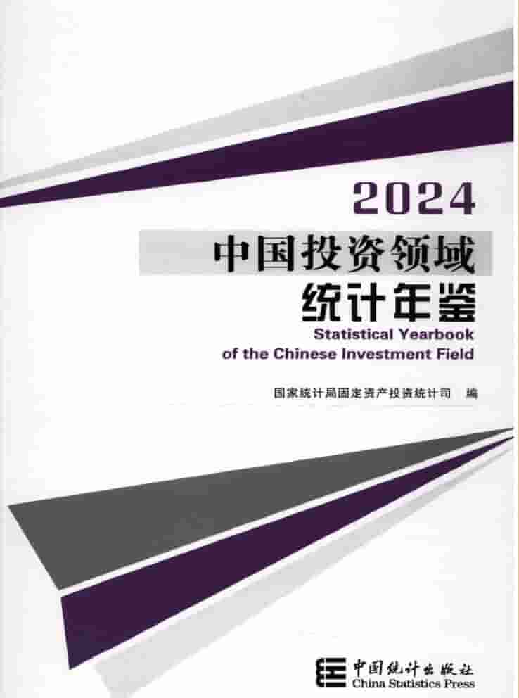2024年中国投资领域统计年鉴封面