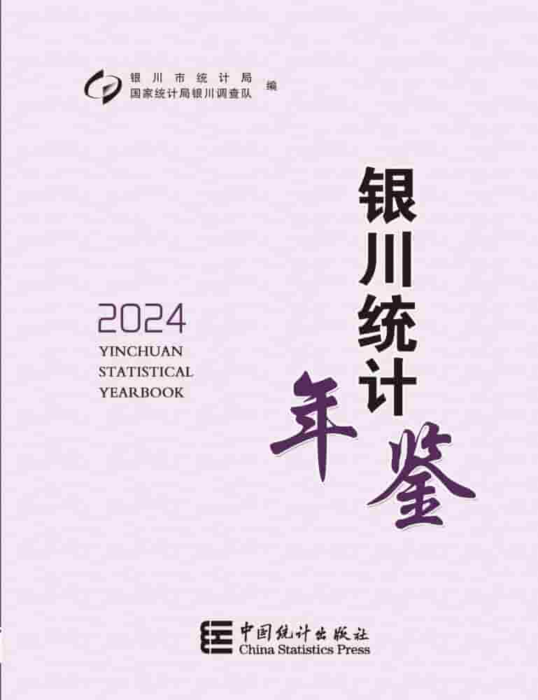 2024年银川统计年鉴封面