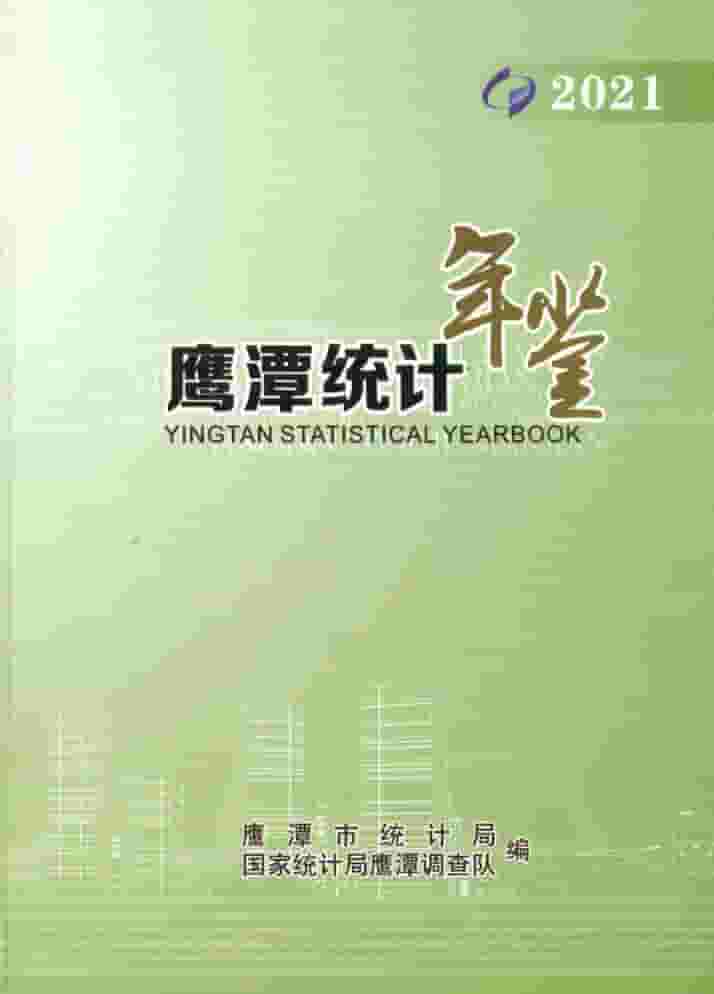 2021年鹰潭统计年鉴封面