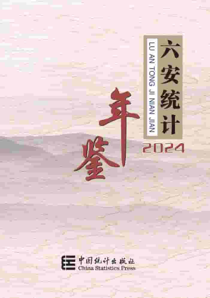 2024年六安统计年鉴封面