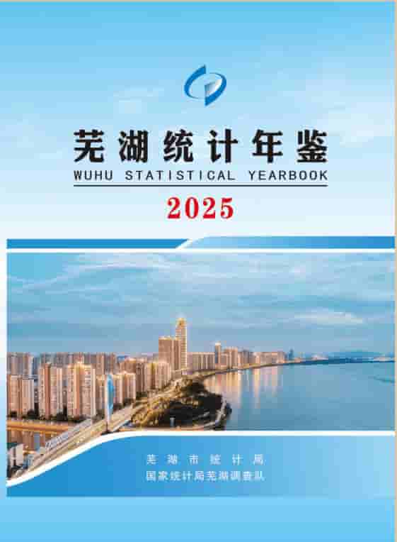 2025年芜湖统计年鉴封面