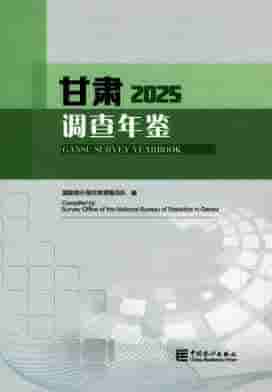 2025年甘肃调查年鉴封面