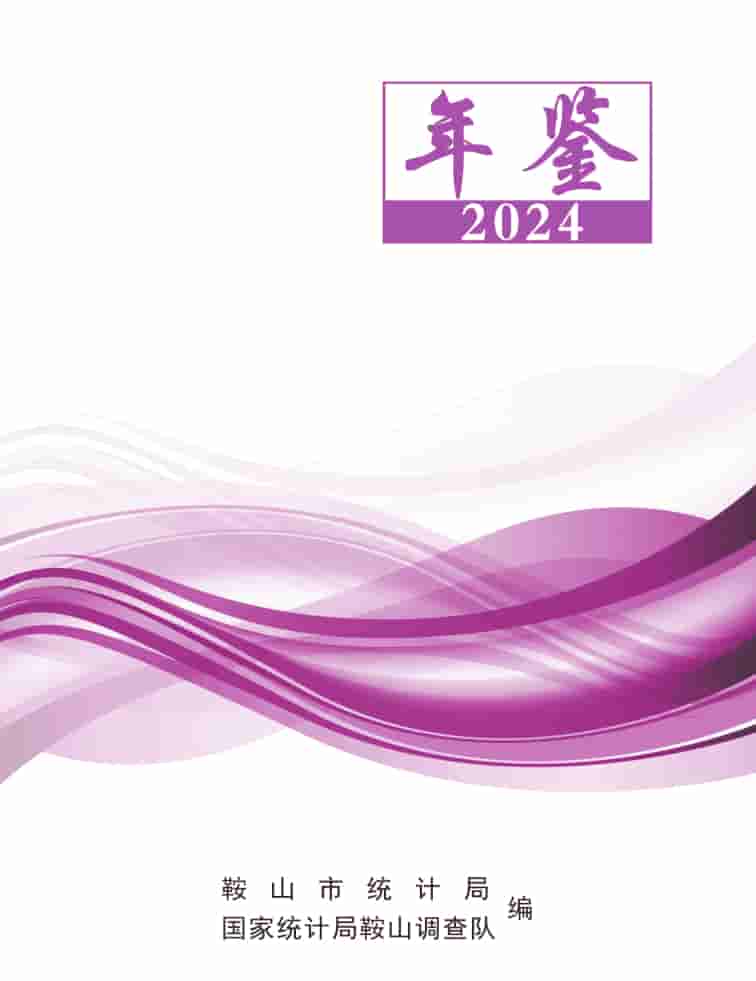 2024年鞍山统计年鉴封面