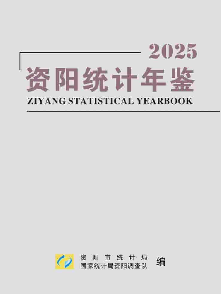 2025年资阳统计年鉴封面