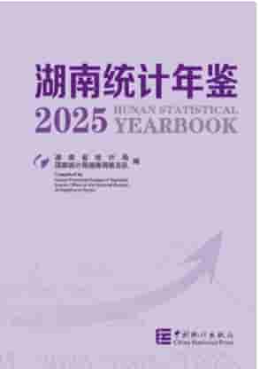 2025年湖南统计年鉴封皮