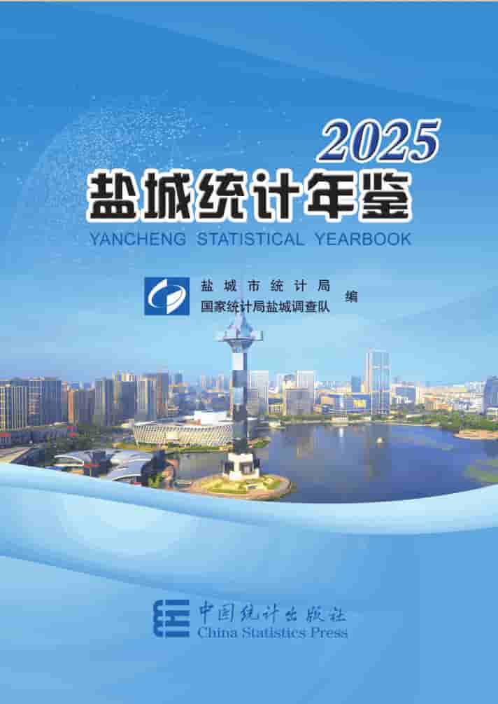 2025年盐城统计年鉴封面