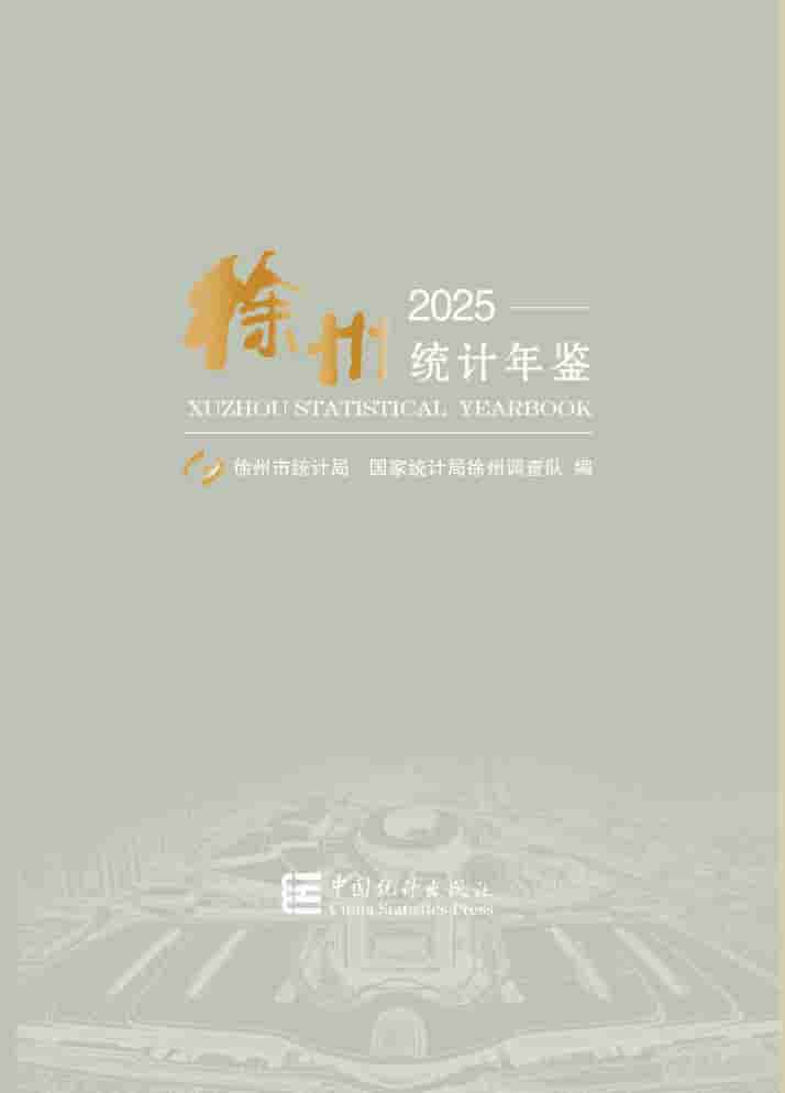 2025年徐州统计年鉴封面