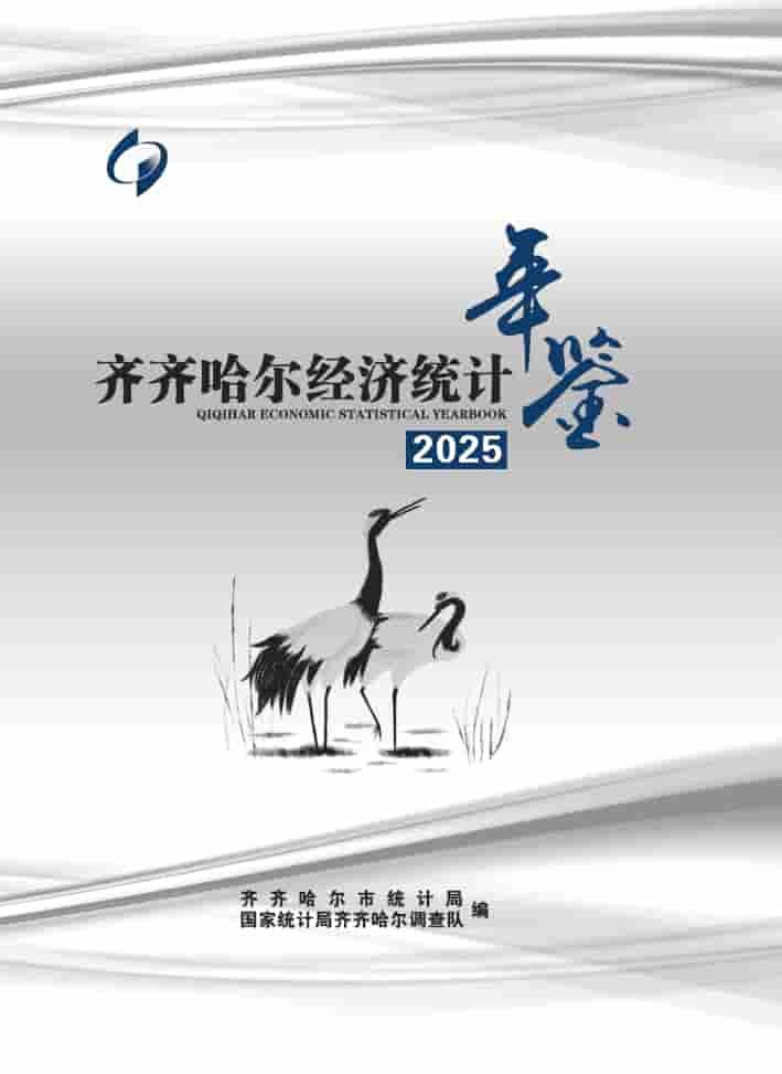 2025年齐齐哈尔经济统计年鉴封皮