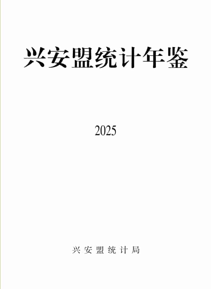 2025年兴安盟统计年鉴封皮