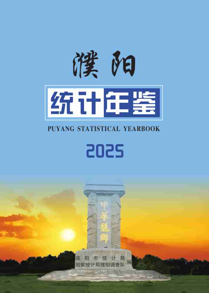 2025年濮阳统计年鉴封皮