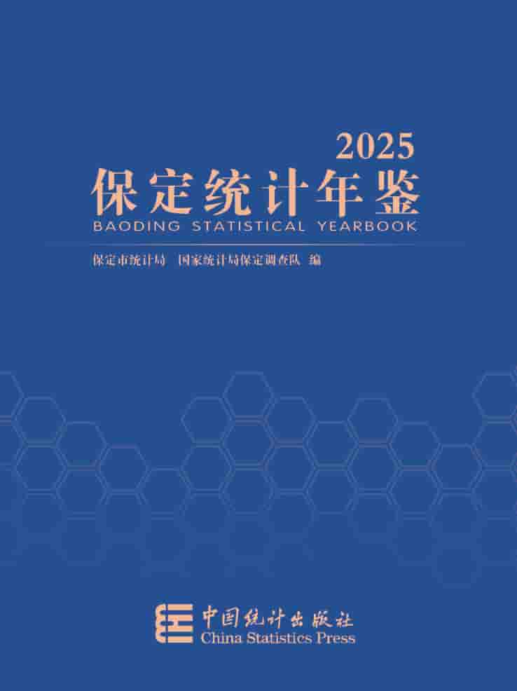 2025年保定统计年鉴封皮