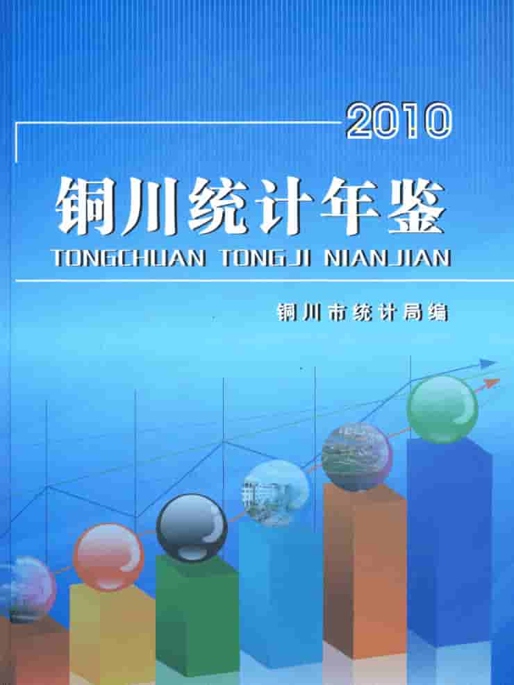 2010年铜川统计年鉴封皮