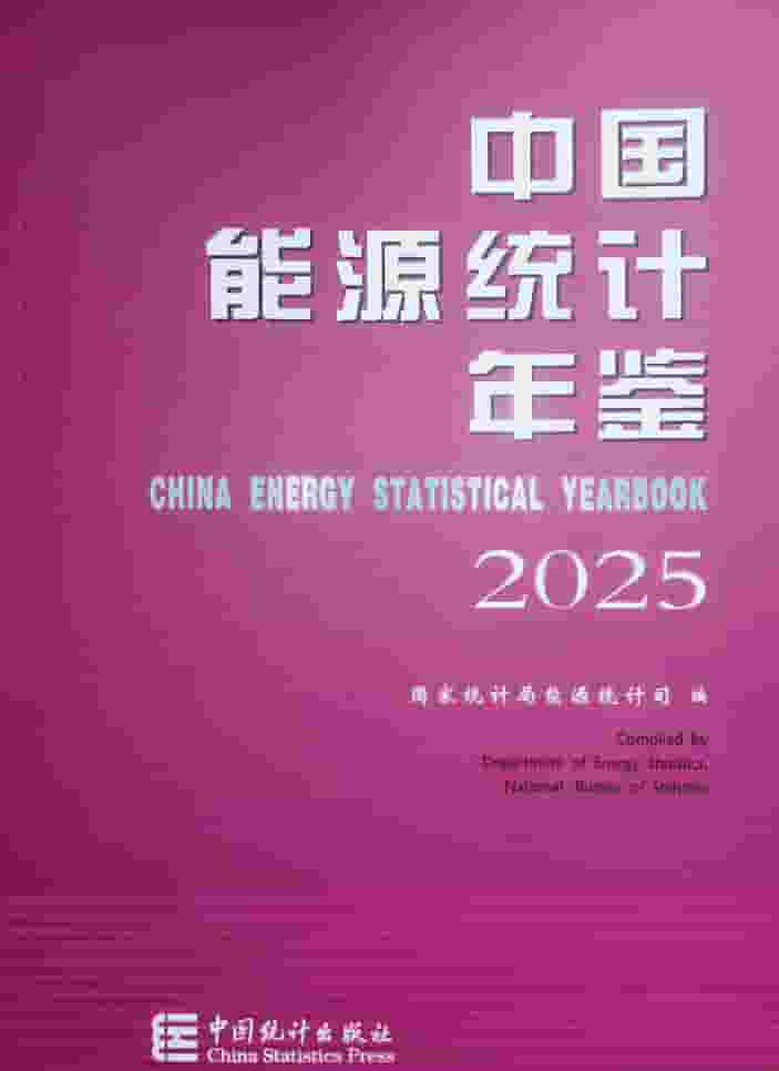 2025年中国能源统计年鉴封皮